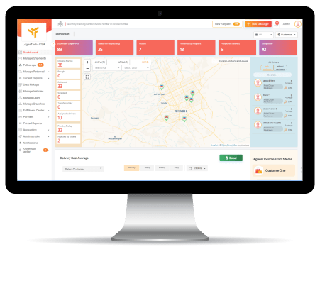 Logistics Accounting Software Screenshot